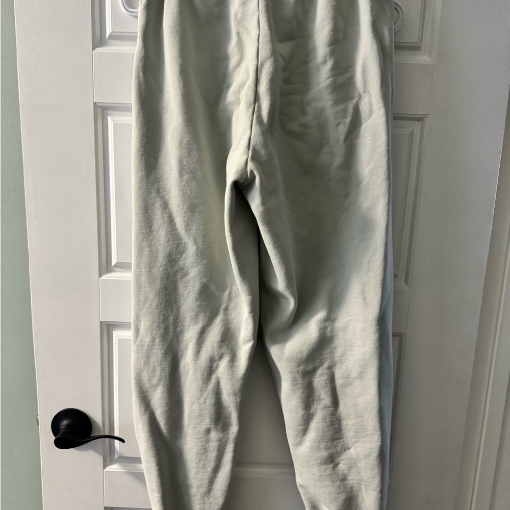TNA light mint green cozy mega sweat pants